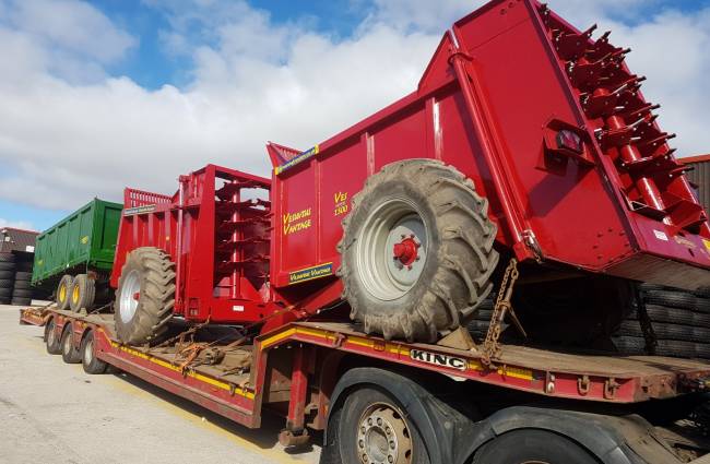 We have our own lorry & deliver down to England often