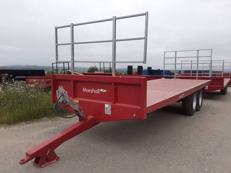 2 x NEW MARSHALL BALE TRAILERS 25ft and 28ft - immediate delivery (030)