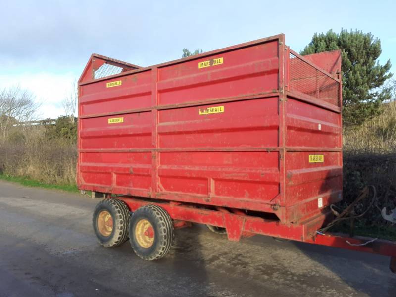 8 tonne Marshall complete with silage sides (960)