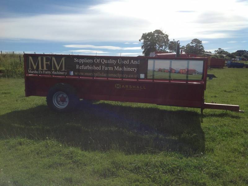 15ft Marshall feed trailer (91)