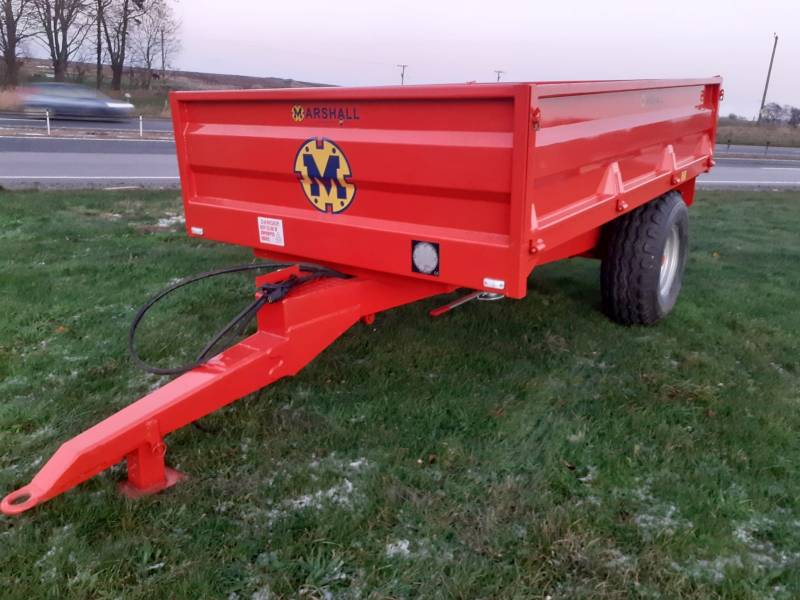 Kubota Orange 4 tonne dropside trailer (964)